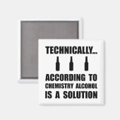 Aimant Solution d'alcool de chimie (Recto/Verso)