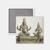 Aimant Somaskanda, Chola, Tamil Nadu (bronze) (Recto/Verso)