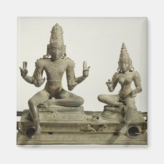 Aimant Somaskanda, Chola, Tamil Nadu (bronze) (Devant)