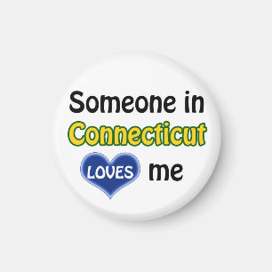 Aimant Someone in Connecticut loves me trouve