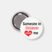 Aimant Someone in Monaco loves me (Recto/Verso)