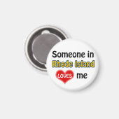 Aimant Someone in Rhode Island loves me (Recto/Verso)