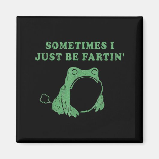 Aimant Sometimes I Just Be Fartin' Frog Meme Humorous Des (Devant)