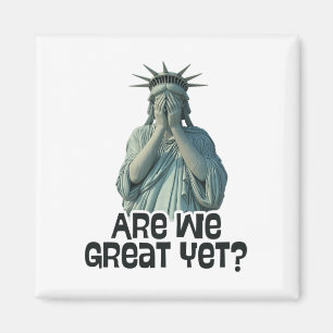 Aimant Sommes-nous déjà grands ? Anti Trump Politique Hum