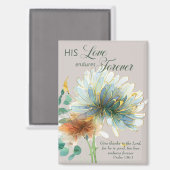 Aimant Son Amour Endure Pour Le Psaume 136 Écriture Gris (Recto/Verso)