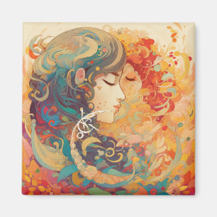 Aimant Son Amour, Son Chemin Style Art Déco Biss lesbie