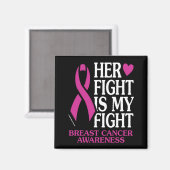 Aimant Son combat...Cancer du sein (Recto/Verso)
