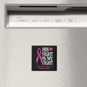 Aimant Son combat...Cancer du sein (In Situ (Lave-vaisselle))