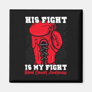 Aimant Son combat est mon combat. Boxe Boxeur Cancer du s