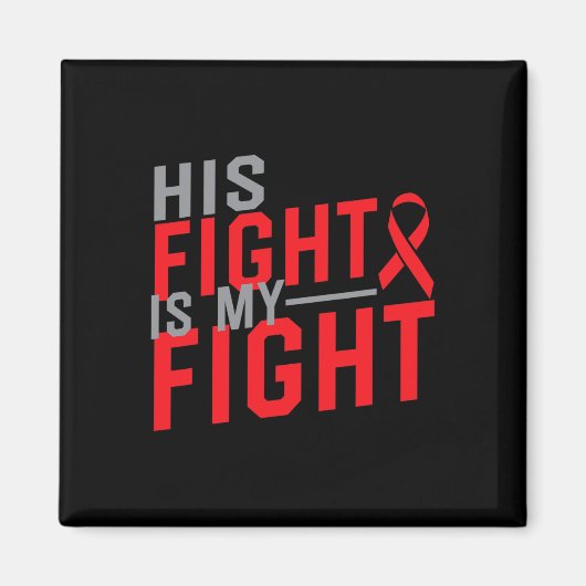 Aimant Son combat est Mon combat Conscience du cancer du (Devant)