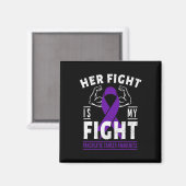 Aimant Son combat est Mon combat Conscience du cancer du (Recto/Verso)