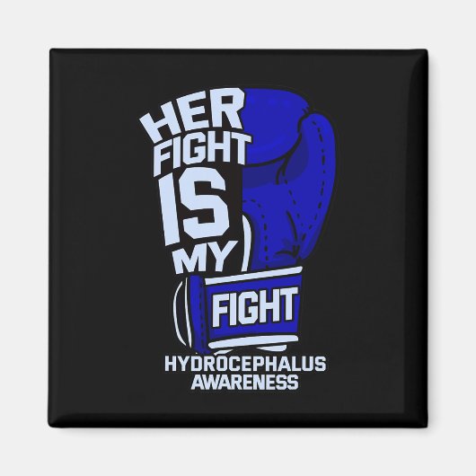 Aimant Son combat est mon combat contre l'hydrocéphalie (Devant)