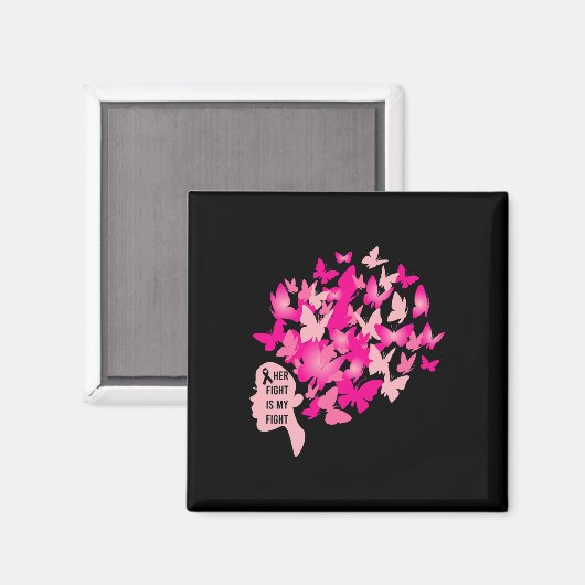 Aimant Son combat est Mon combat Cool Conscience du cance (Recto/Verso)