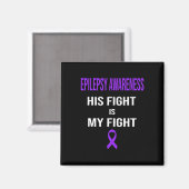 Aimant Son combat est Mon combat Epilepsie Conscience Pur (Recto/Verso)