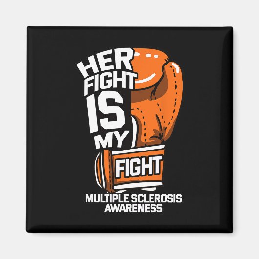 Aimant Son Combat Est Mon Combat La Sclérose Multiples Or (Devant)
