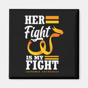 Aimant Son Combat Est Mon Combat Maman Femme Fille Leukem