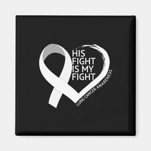 Aimant Son combat est mon combat Mois de la sensibilisati (Devant)
