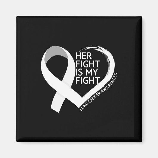Aimant Son combat est mon combat Mois de la sensibilisati (Devant)