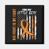 Aimant Son Combat Est Mon Combat Petit Garçon Fils Leukem (Devant)