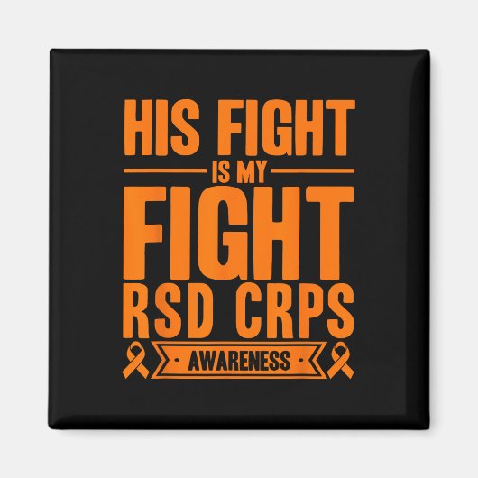 Aimant Son Combat Est Mon Combat Rsd Crps Sensibilisation (Devant)