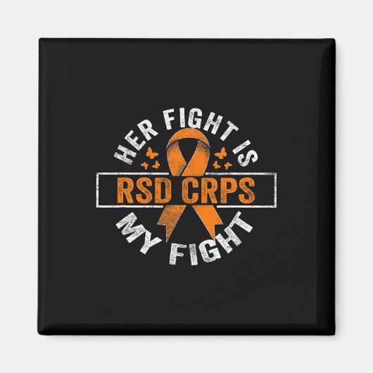 Aimant Son combat est mon combat RSD CRPS Sensibilisation (Devant)