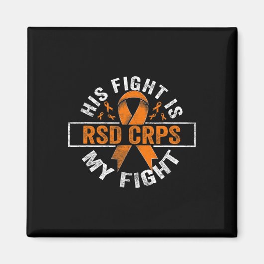 Aimant Son Combat Est Mon Combat Rsd Crps Sensibilisation (Devant)