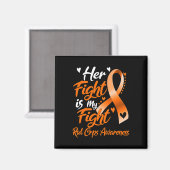 Aimant Son Combat Est Mon Combat Rsd Crps Sensibilisation (Recto/Verso)