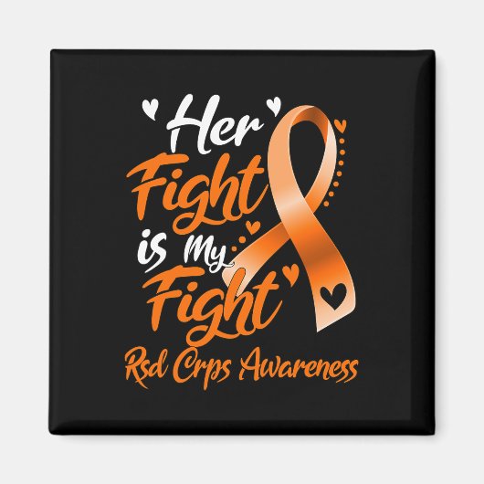 Aimant Son Combat Est Mon Combat Rsd Crps Sensibilisation (Devant)