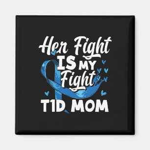 Aimant Son combat est mon combat T1d Maman Connaissance d