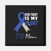 Aimant Son combat est mon combat T1D Maman Conscience du  (Devant)