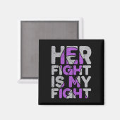 Aimant Son combat est My Fight Epilepsy Awareness 1 (Recto/Verso)