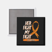 Aimant Son Combat Mon Combat Crps Sensibilisation Ruban P (Recto/Verso)