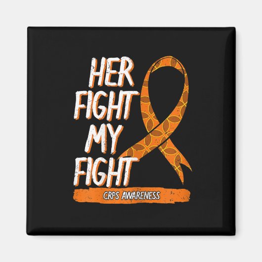 Aimant Son Combat Mon Combat Crps Sensibilisation Ruban P (Devant)
