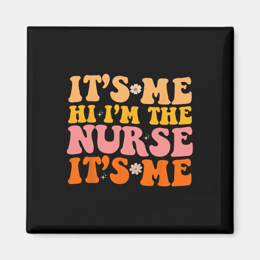 Aimant Son Me Hi Je suis l'infirmière RN NICU ER Fun Nurs (Devant)