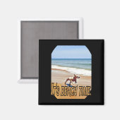 Aimant Son temps de plage (Recto/Verso)