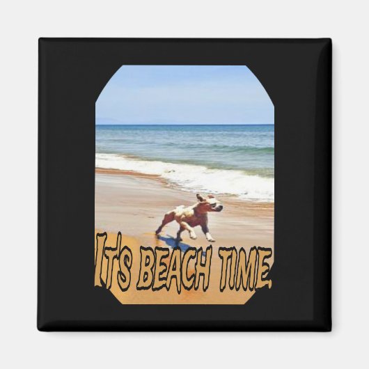Aimant Son temps de plage (Devant)
