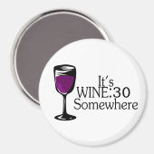 Aimant Son Vin 30 Quelque Part (Recto/Verso)