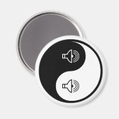 Aimant Son Yin Yang (Recto/Verso)