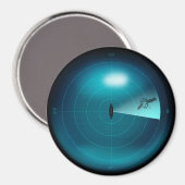 Aimant Sonar de navire avec calmar géant Kraken amusant N (Recto/Verso)