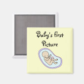 Aimant "sonogramme" (Recto/Verso)