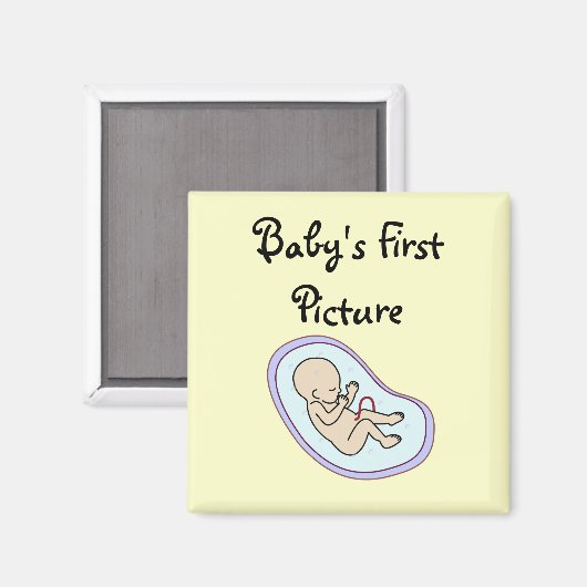 Aimant "sonogramme" (Recto/Verso)