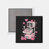 Aimant Sonographe à l'arc flirt de la Saint-Valentin Tech (Recto/Verso)