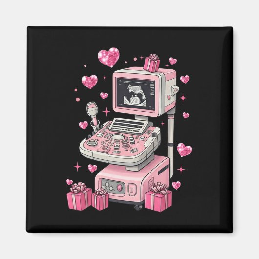 Aimant Sonographe à l'arc flirt de la Saint-Valentin Tech (Devant)
