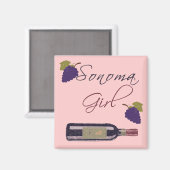 Aimant Sonoma Girl (Recto/Verso)