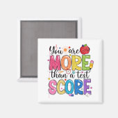 Aimant Sont Plus Qu'Un Test Score Test Jour Enseignants T (Recto/Verso)