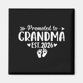 Aimant Soon To Be Grandma 2026 Promoted To Grandma Est 20 (Devant)