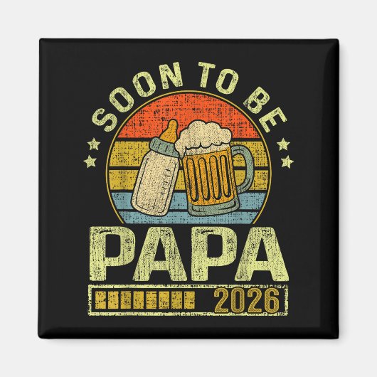 Aimant Soon To Be Papa 2026 Expecting Baby Promoted To Fa (Devant)