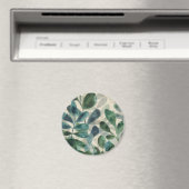 Aimant Sophistication verdoyante - Feuilles tropicaux (In Situ (Lave-vaisselle))