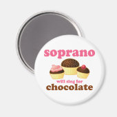 Aimant Soprano chante pour le chocolat (Recto/Verso)