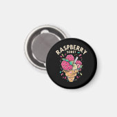 Aimant Sorbet de framboise (Recto/Verso)